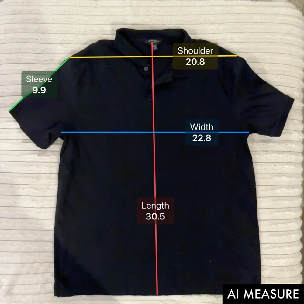 Men's Banana Republic XXL Black Polo Shirt - Picture 2 of 3